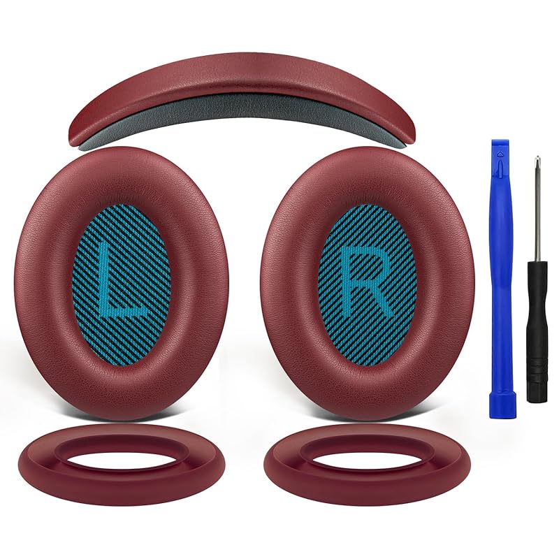 SOULWIT ear pads + headband ear pad cover for Bose QuietComfort 25(QC25)/SoundLink Around-Ear II(SoundLink AE2)/SoundTrue II(SoundTrue AE 2) for
SOULWIT ear pads + headband ear pad cover for Bose QuietComfort 25(QC25)/SoundLink Around-Ear II(SoundLink AE2)/SoundTrue II(SoundTrue AE 2) for