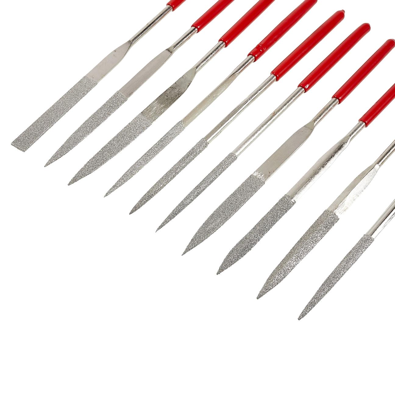 BEST 10Pcs Diamond Needle File Set Mini Hand Tools Ceramic Crafts DIY Wood Rasp File Needle Jewelry Polishing Carving Diamond File Type A
BEST 10Pcs Diamond Needle File Set Mini Hand Tools Ceramic Crafts DIY Wood Rasp File Needle Jewelry Polishing Carving Diamond File Type A