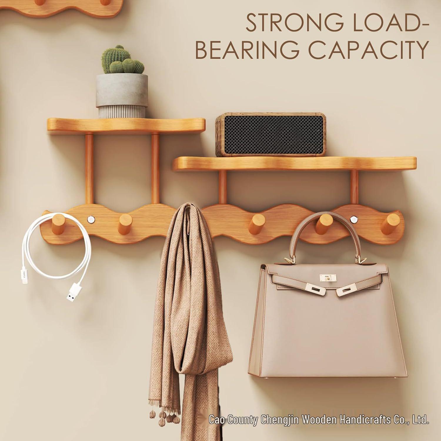 Creative Wave Entryway Coat Rack & Key Holder Wall Shelf Vintage Color 4 Hooks
Creative Wave Entryway Coat Rack & Key Holder Wall Shelf Vintage Color 4 Hooks