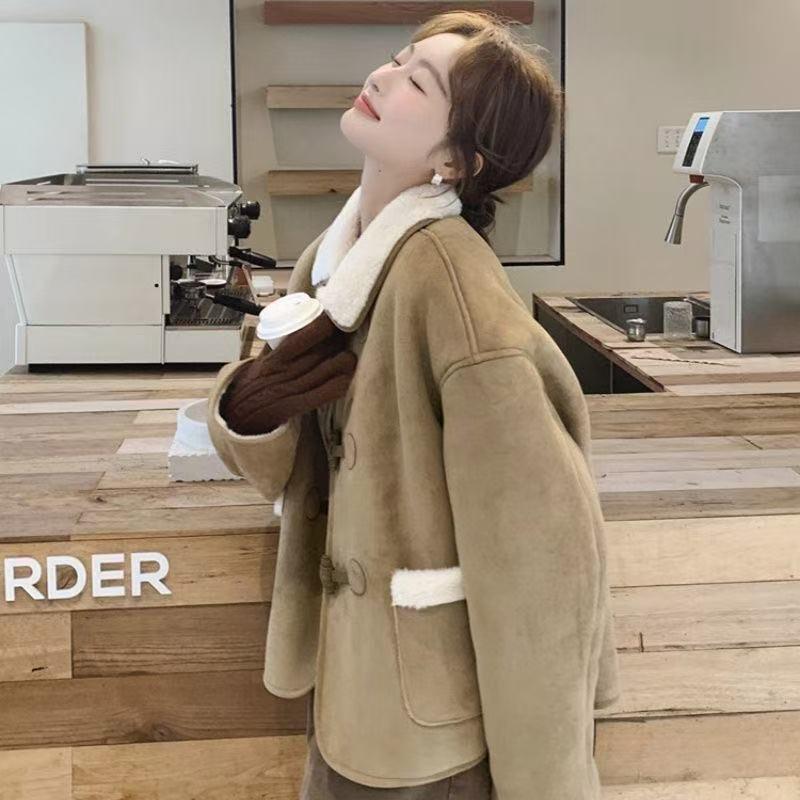 Women s 2025 Autumn/Winter Korean Fashion Lambswool Shearling Coat - Age-Reducing Academy Style Extra Small хаки
Women s 2025 Autumn/Winter Korean Fashion Lambswool Shearling Coat - Age-Reducing Academy Style Extra Small хаки