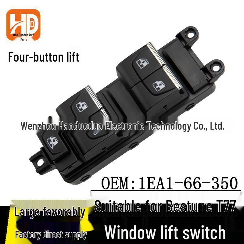 1EA1-66-350: FAW Besturn T77 Driver s Side Premium Four-Button Glass Lift Switch Electric
1EA1-66-350: FAW Besturn T77 Driver s Side Premium Four-Button Glass Lift Switch Electric