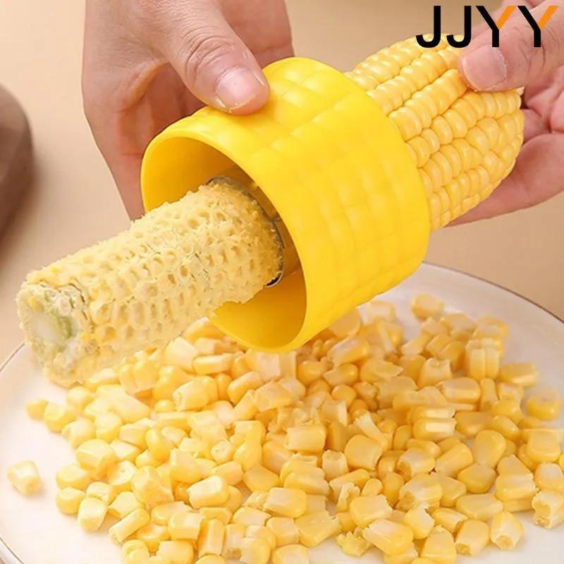 JJYY Овощечистка для кукурузных початков, резак для зачистки, разделитель для удаления, молотилка Stonego, кухонный инструмент для салата
JJYY Овощечистка для кукурузных початков, резак для зачистки, разделитель для удаления, молотилка Stonego, кухонный инструмент для салата