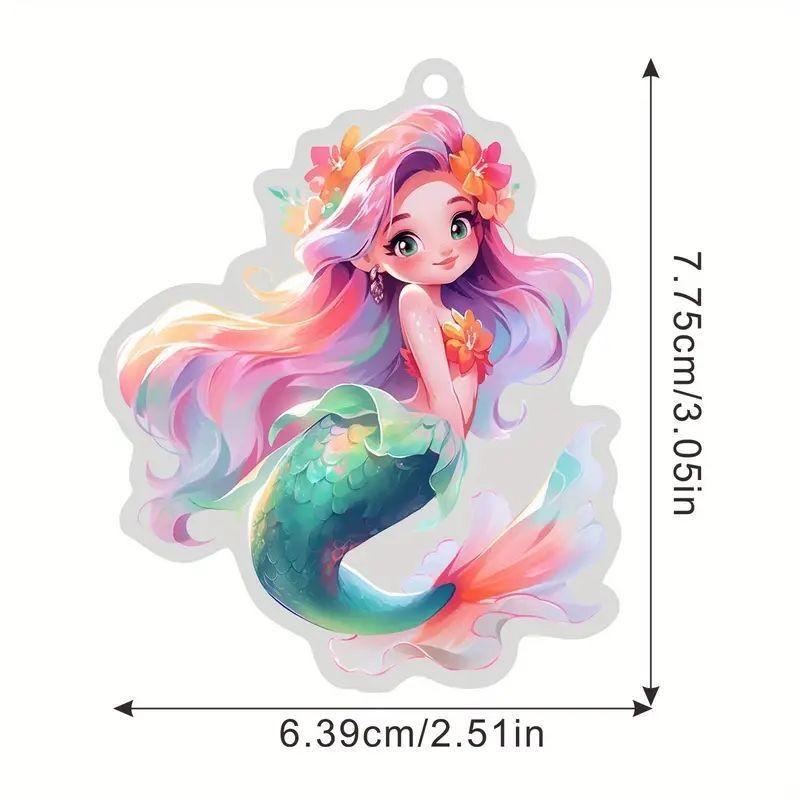 Очаровательный акриловый декор в мультяшном стиле «Русалка» для салона автомобиля для любителей океана 8
Очаровательный акриловый декор в мультяшном стиле «Русалка» для салона автомобиля для любителей океана 8