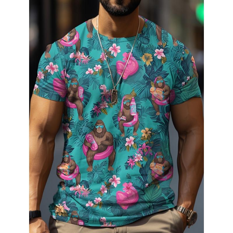 Summer fun men and women fashion leisure vacation seaside coconut tree print polyester t-shirt casual trendy round neck t-shirt 5XL
Summer fun men and women fashion leisure vacation seaside coconut tree print polyester t-shirt casual trendy round neck t-shirt 5XL