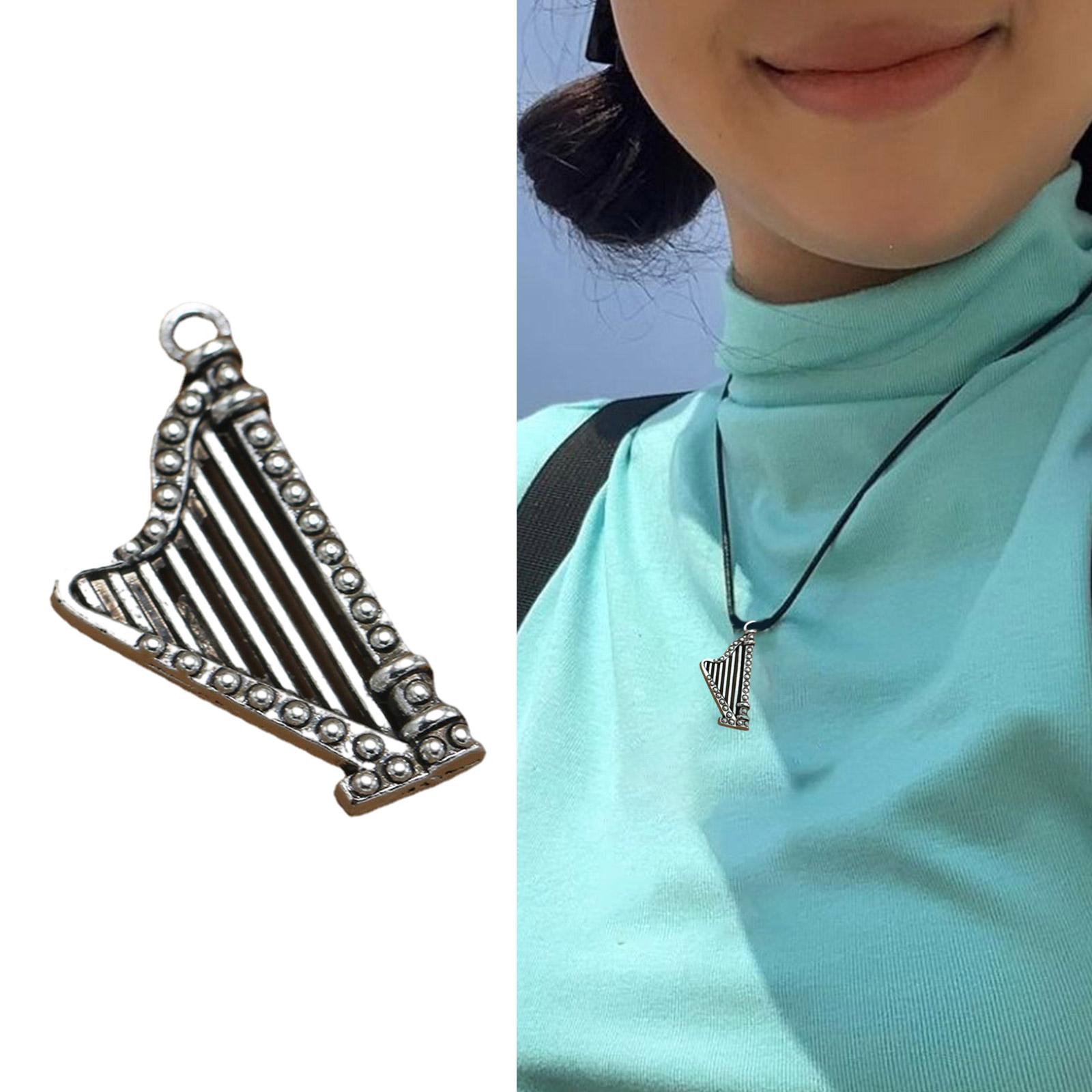 30PCS Harp Charm Small Pendant Antique Silver Jewelry Making Accessories Suitable for Jewelry Making and Decoration A
30PCS Harp Charm Small Pendant Antique Silver Jewelry Making Accessories Suitable for Jewelry Making and Decoration A