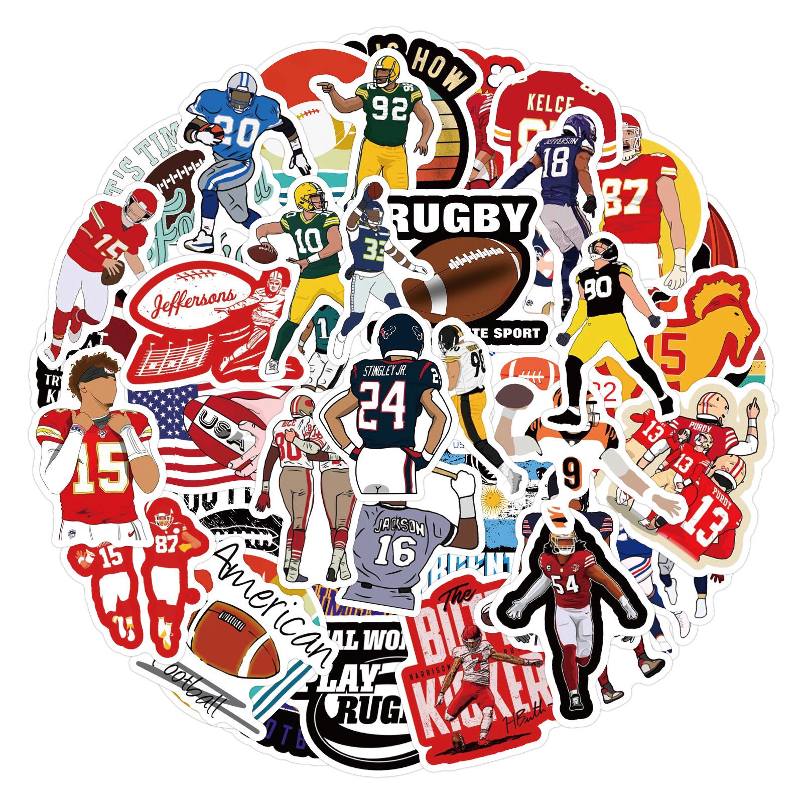 55 Waterproof Cartoon Football Stickers for Decor: Perfect for Luggage, Phones, Water Bottles, and Computers
55 Waterproof Cartoon Football Stickers for Decor: Perfect for Luggage, Phones, Water Bottles, and Computers