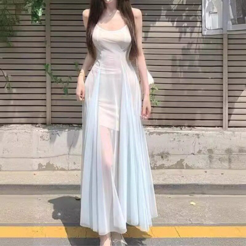 White Water Mermaid Princess Dress, Mint Green Mesh Dress, Atmospheric Waist-Cinching Style, Elegant American Sweet and Spicy Long Dress Light Blue S
White Water Mermaid Princess Dress, Mint Green Mesh Dress, Atmospheric Waist-Cinching Style, Elegant American Sweet and Spicy Long Dress Light Blue S