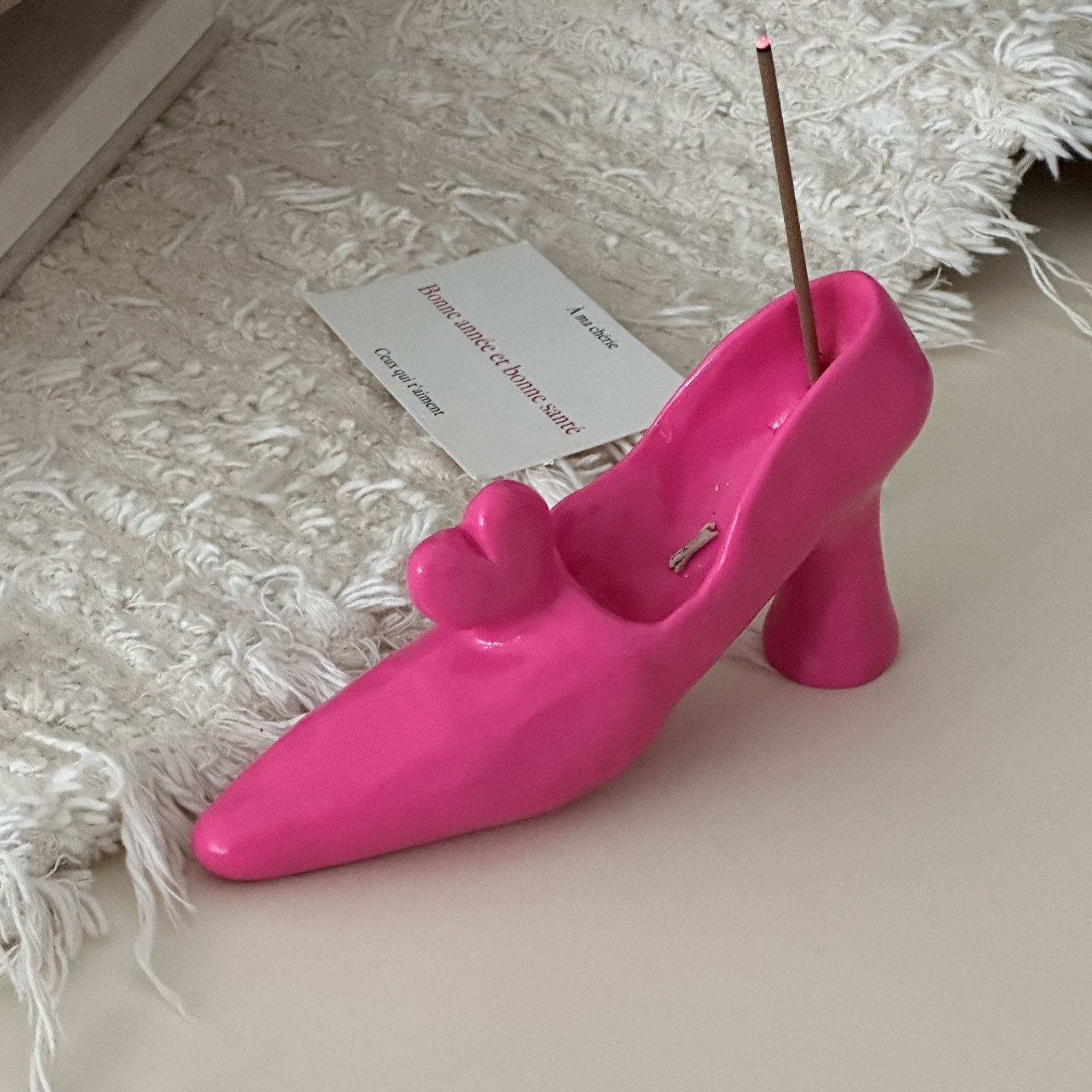 Resin High Heels Incense Stick Holder Incense Burner Stick Holder Line Plate Desktop Jewelry Storage Ornament Home Decor Gifts розовый
Resin High Heels Incense Stick Holder Incense Burner Stick Holder Line Plate Desktop Jewelry Storage Ornament Home Decor Gifts розовый