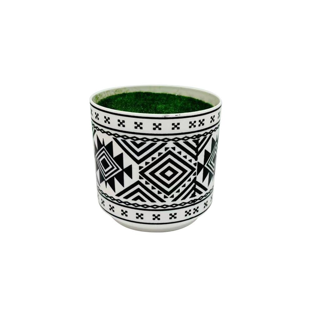 Прочный пластиковый круглый контейнер для растений с геометрической текстурой для использования в помещении
Прочный пластиковый круглый контейнер для растений с геометрической текстурой для использования в помещении