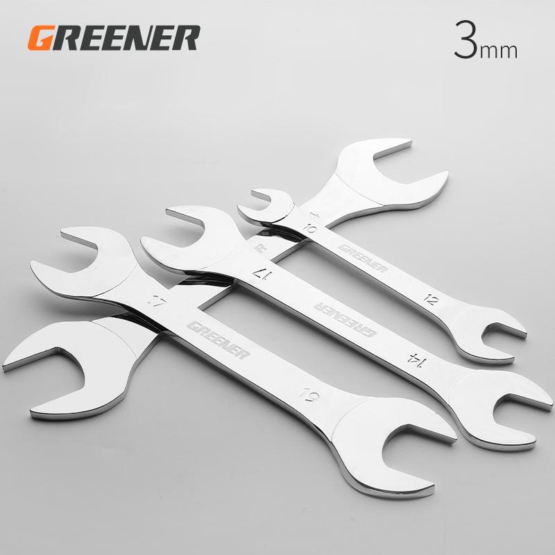 Greener, 1 шт., рожковый ключ с двойной головкой, 6-30 мм, открывающийся двойной конец, ультратонкий маленький гаечный ключ для оборудования для технического обслуживания автомобиля
Greener, 1 шт., рожковый ключ с двойной головкой, 6-30 мм, открывающийся двойной конец, ультратонкий маленький гаечный ключ для оборудования для технического обслуживания автомобиля