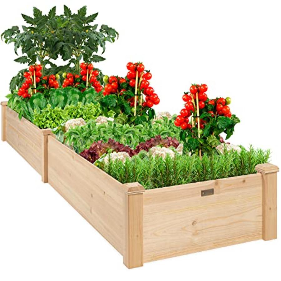 8x2ft Outdoor Wooden Raised Garden Bed Planter for Vegetables Grass Lawn Yard Natural United States
8x2ft Outdoor Wooden Raised Garden Bed Planter for Vegetables Grass Lawn Yard Natural United States