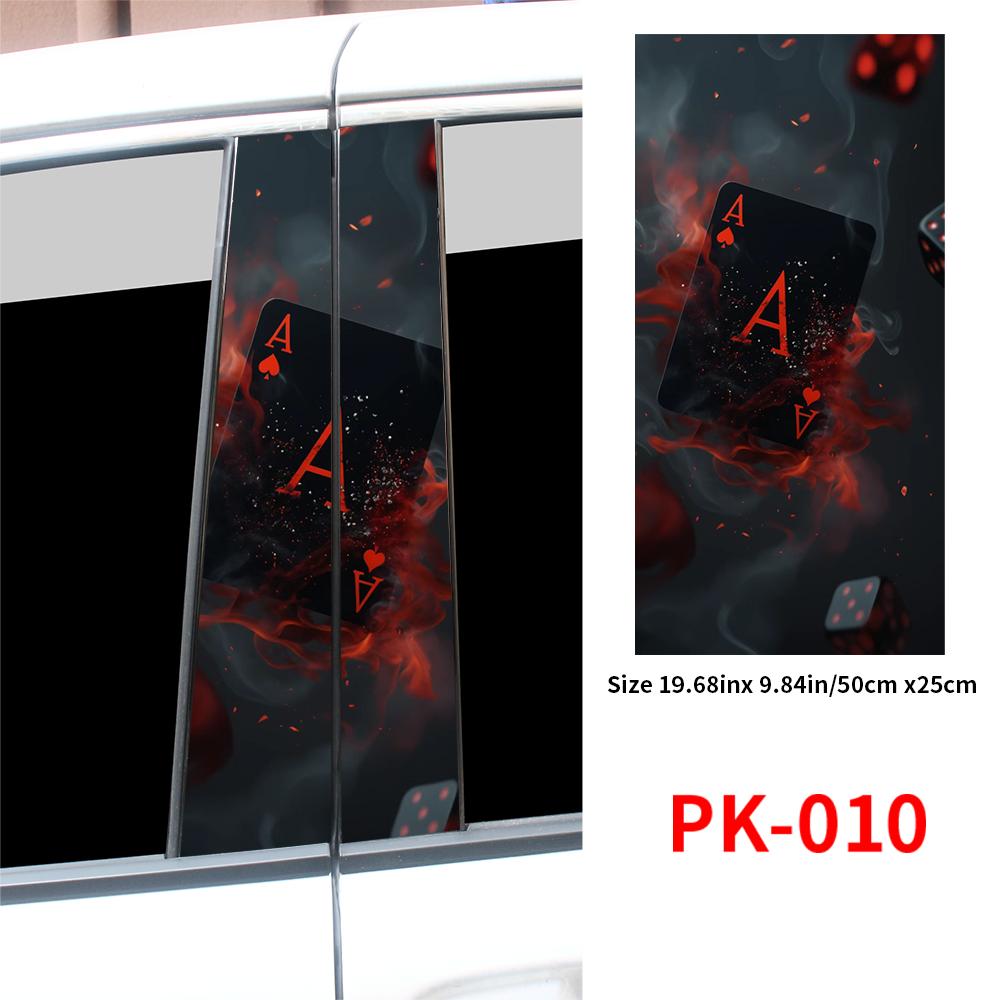 Creative Poker Car Stickers Waterproof Auto B Pillar Decor Cover Scratches Durable Car Doors Pillar Vinyl Decals Vehicle Decors 1pcs
Creative Poker Car Stickers Waterproof Auto B Pillar Decor Cover Scratches Durable Car Doors Pillar Vinyl Decals Vehicle Decors 1pcs