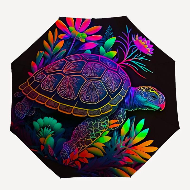 1pc Turtle Garden Automatic Folding Umbrella - 8-Rib Compact Travel Umbrella Durable & Portable for Outdoor Use, Perfect Gift for Birthdays097
1pc Turtle Garden Automatic Folding Umbrella - 8-Rib Compact Travel Umbrella Durable & Portable for Outdoor Use, Perfect Gift for Birthdays097