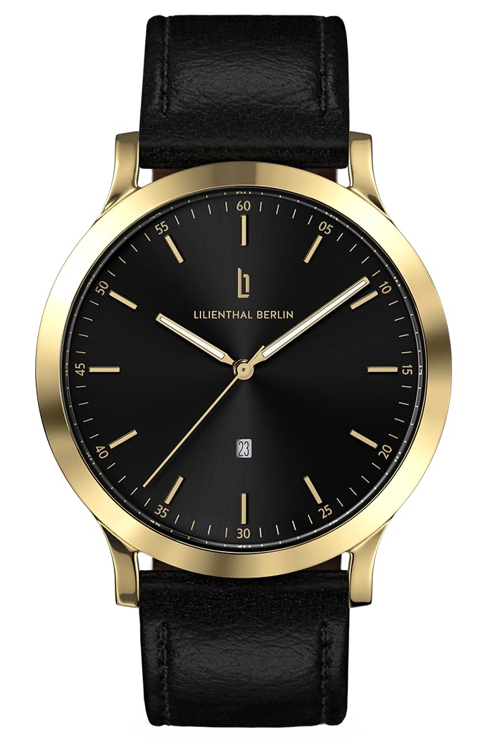 Lilianthal Berlin Made in Black Men s Watch, Date, Germany, H01-109-B004BS, чорний
Lilianthal Berlin Made in Black Men s Watch, Date, Germany, H01-109-B004BS, чорний