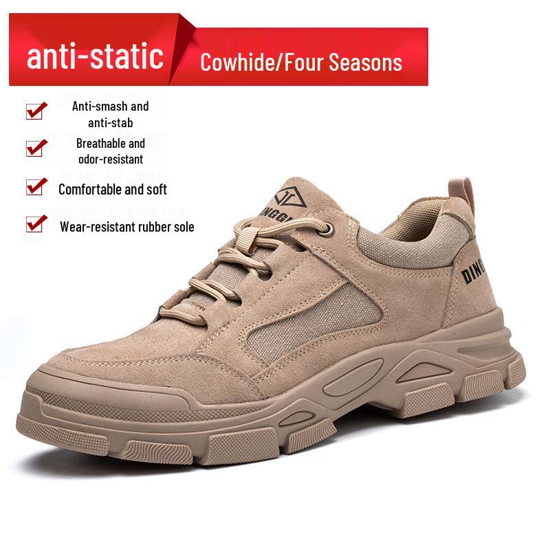 Мужская всесезонная рабочая обувь со стальным подноском - Ударопрочная и устойчивая к проколам, Дезодорирующая, Удобная и безопасная для строительных площадок Anti-static all-season; 43
Мужская всесезонная рабочая обувь со стальным подноском - Ударопрочная и устойчивая к проколам, Дезодорирующая, Удобная и безопасная для строительных площадок Anti-static all-season; 43