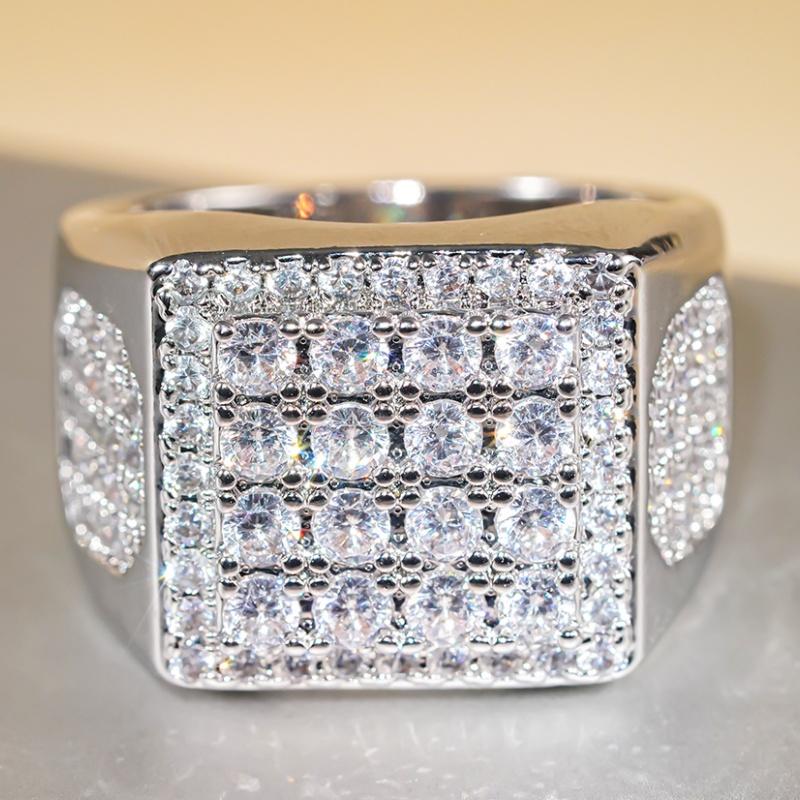 Huitan Opulent Brilliant Rings Luxury Charms Wide Wedding Band Zircon for Women Graceful Modern Engagement Finger Accessories 6
Huitan Opulent Brilliant Rings Luxury Charms Wide Wedding Band Zircon for Women Graceful Modern Engagement Finger Accessories 6