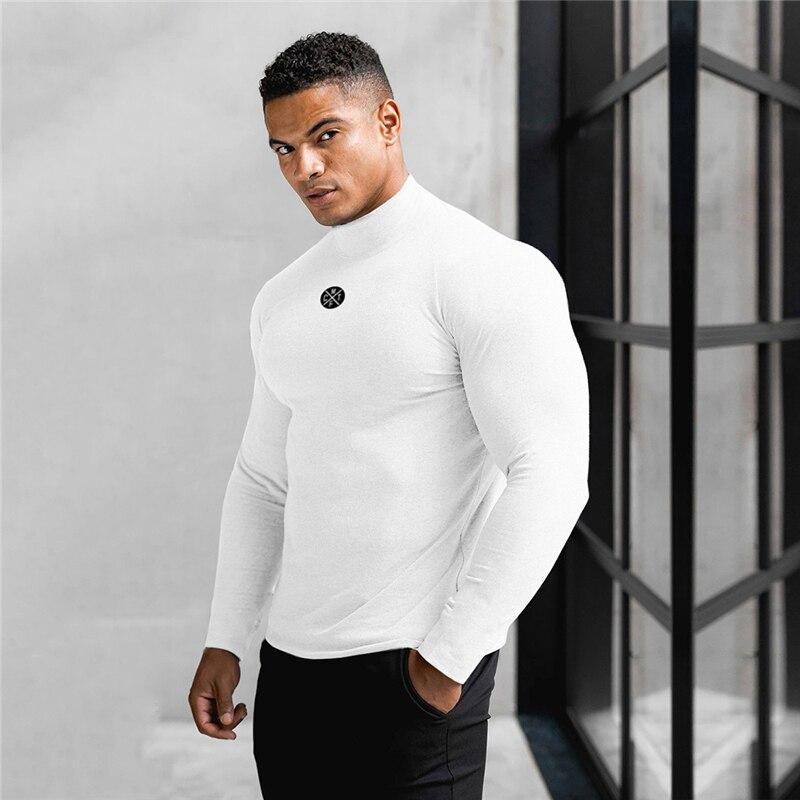 Muscleguys, весенние и осенние мужские облегающие эластичные спортивные топы для гимнастики с длинными рукавами, белые дышащие тренировочные рубашки M чёрный
Muscleguys, весенние и осенние мужские облегающие эластичные спортивные топы для гимнастики с длинными рукавами, белые дышащие тренировочные рубашки M чёрный