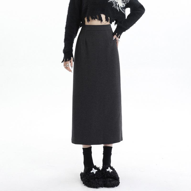 Brown Wool Blend High-Waisted A-Line Midi Skirt with Slit - Women s Elegant Autumn/Winter 2025 Collection Extra Large
Brown Wool Blend High-Waisted A-Line Midi Skirt with Slit - Women s Elegant Autumn/Winter 2025 Collection Extra Large