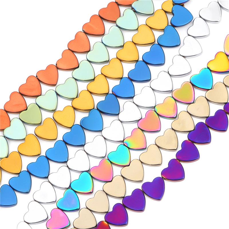 Nano Black Plated Hematite Heart Electroplated Beaded Jewelry DIY Accessories, Semi-Finished Buttons & Round Loose Beads 8mm, Hole ~1mm, ~53 pcs/bag
Nano Black Plated Hematite Heart Electroplated Beaded Jewelry DIY Accessories, Semi-Finished Buttons & Round Loose Beads 8mm, Hole ~1mm, ~53 pcs/bag