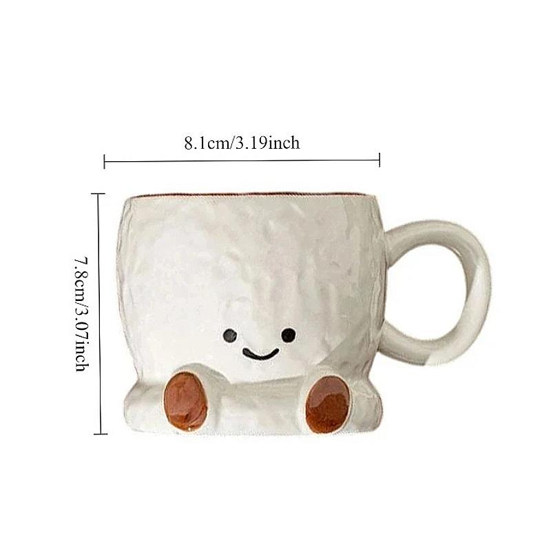 Funny Breakfast Tea Mug with Handle Creative Latte Coffee Mugs Cafe Cute Foot Shaped Ceramic Cup Coffee Mugs Household Drinkware 220ml-350ml
Funny Breakfast Tea Mug with Handle Creative Latte Coffee Mugs Cafe Cute Foot Shaped Ceramic Cup Coffee Mugs Household Drinkware 220ml-350ml