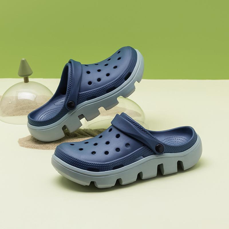 Мужские сандалии Садовая обувь Платформа Закрытый носок EVA цельное литье Два с половиной способа носки Прохладные шлепанцы 45
Мужские сандалии Садовая обувь Платформа Закрытый носок EVA цельное литье Два с половиной способа носки Прохладные шлепанцы 45