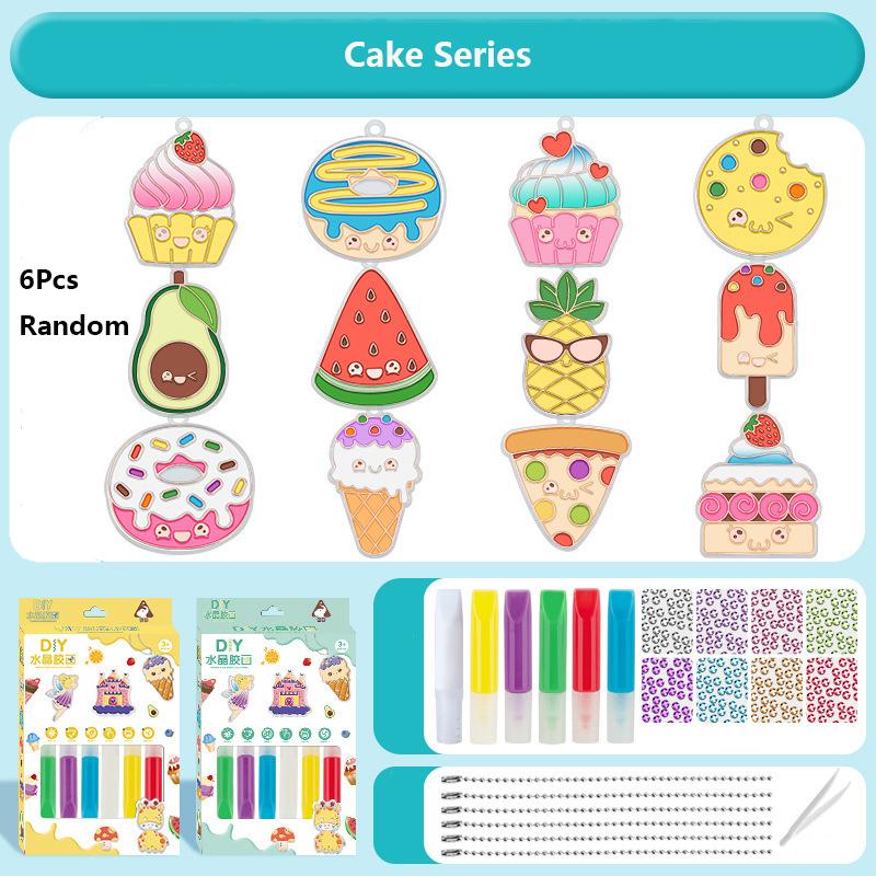DIY Crystal Paint Arts And Crafts Set DIY Window Paint Art Pendant For Kids Suncatcher Kits Fun Party Activity Art Project
DIY Crystal Paint Arts And Crafts Set DIY Window Paint Art Pendant For Kids Suncatcher Kits Fun Party Activity Art Project
