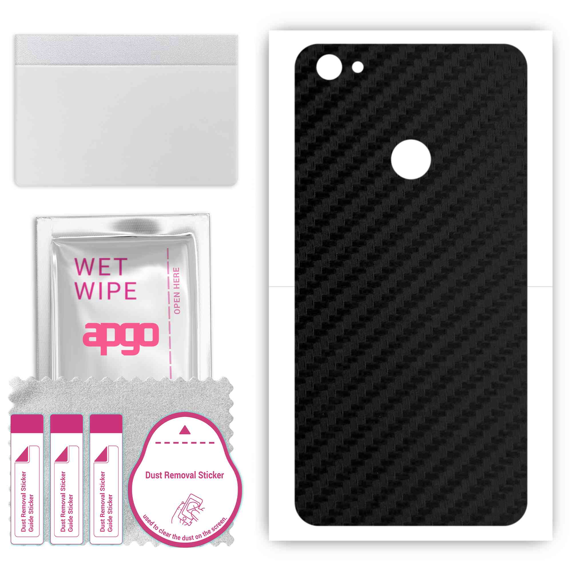 Apgo Protective Skin Sticker для задньої панелі, сумісної з Xiaomi Redmi Note 5A , Wrap Film, Foil, Vinyl - Pattern Carbon Black
Apgo Protective Skin Sticker для задньої панелі, сумісної з Xiaomi Redmi Note 5A , Wrap Film, Foil, Vinyl - Pattern Carbon Black