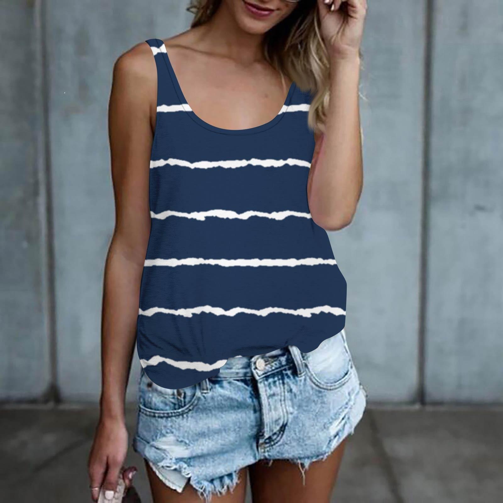 Женская майка, нарядные повседневные рубашки, летние свободные майки, милая модная одежда, блузки без рукавов XXL синий
Женская майка, нарядные повседневные рубашки, летние свободные майки, милая модная одежда, блузки без рукавов XXL синий