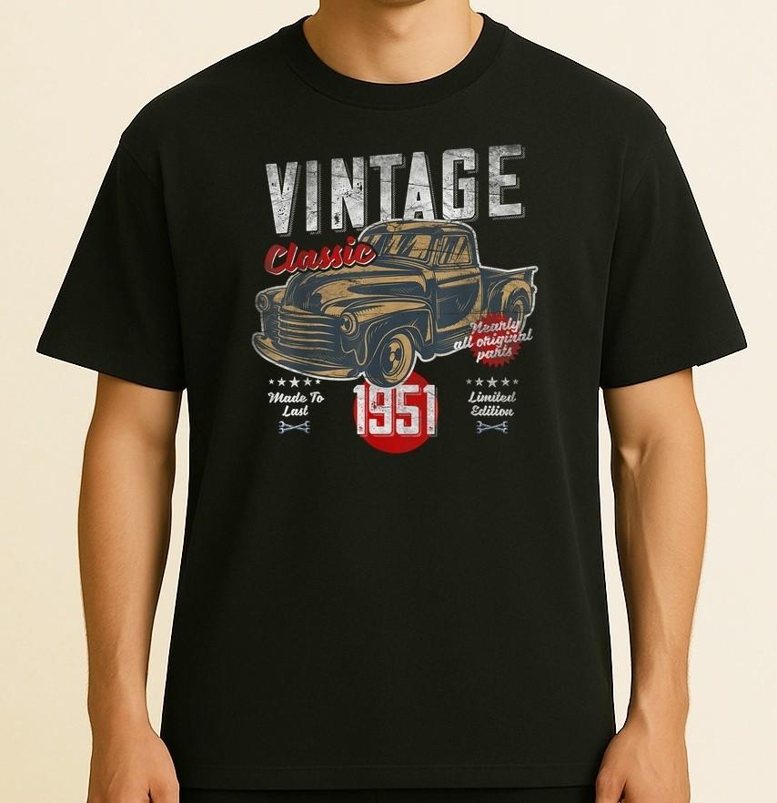 Vintage, Born 1951, Birthday, Classic Retro Pick-Up Size S-4XL Unisex T-Shirt XXL
Vintage, Born 1951, Birthday, Classic Retro Pick-Up Size S-4XL Unisex T-Shirt XXL