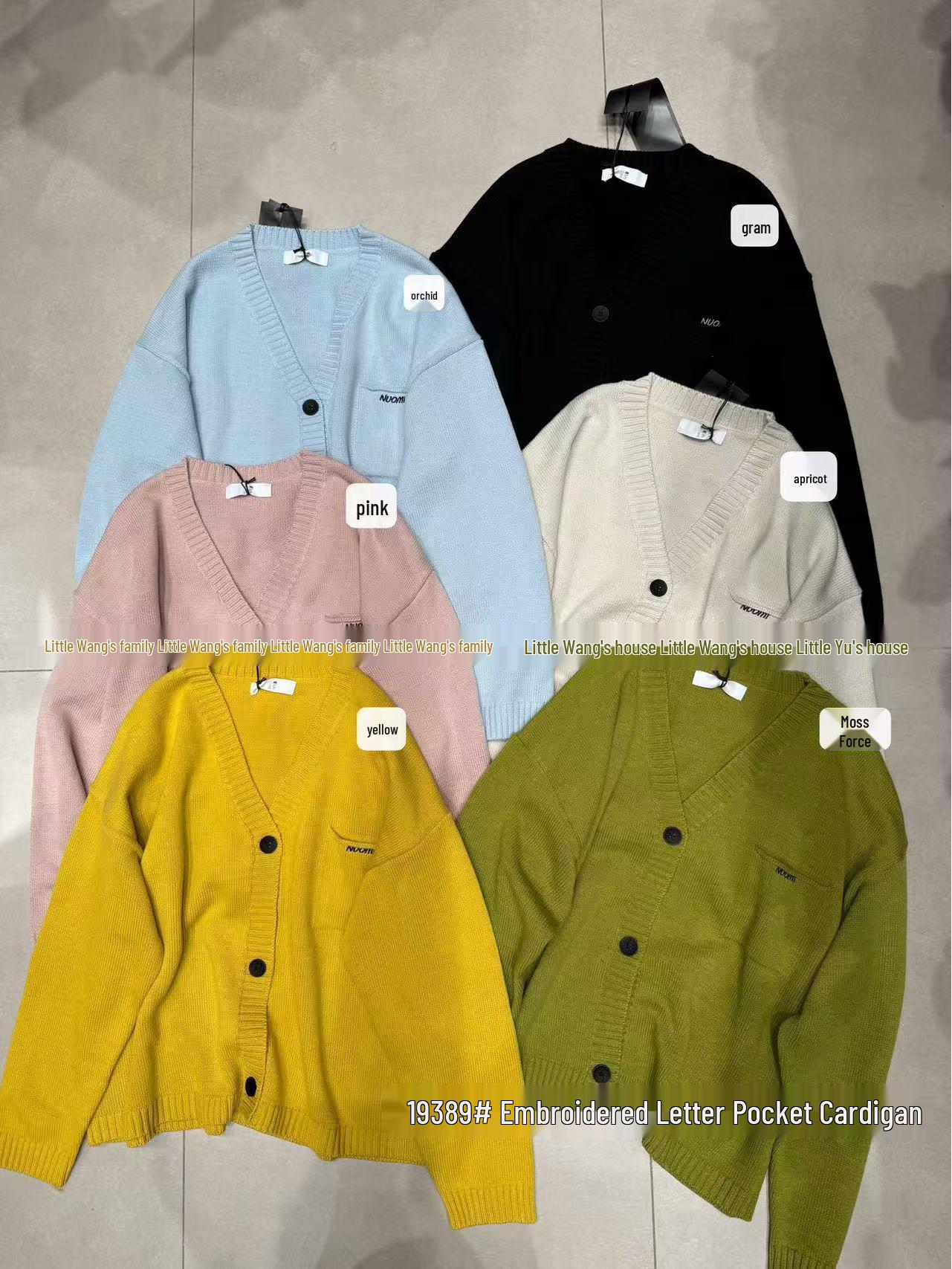 Xiao Wang s Spring Korean Style Loose Plus Size Embroidered Knit Cardigan Sweater One Size
Xiao Wang s Spring Korean Style Loose Plus Size Embroidered Knit Cardigan Sweater One Size