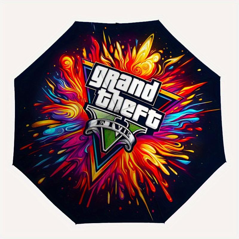 Автоматический складной зонт Grand Theft Auto V с прочным железным каркасом, портативный компактный дорожный зонт для использования в любое время года, вечеринки026
Автоматический складной зонт Grand Theft Auto V с прочным железным каркасом, портативный компактный дорожный зонт для использования в любое время года, вечеринки026