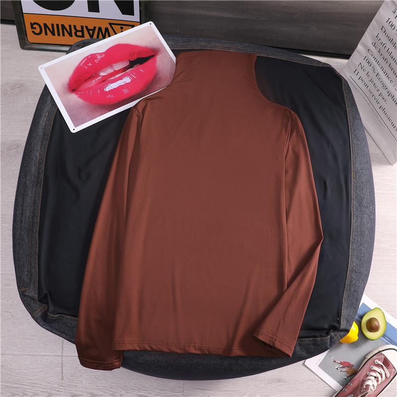 Зимняя водолазка плюс бархатная базовая рубашка для женщин, длинный рукав, однотонная, корейская версия, женская одежда, теплая, облегающая, гладкая футболка для женщин S
Зимняя водолазка плюс бархатная базовая рубашка для женщин, длинный рукав, однотонная, корейская версия, женская одежда, теплая, облегающая, гладкая футболка для женщин S
