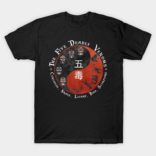 Men Black Print T-shirt The Five Deadly Venoms No-Cut Transfer Paper Print Cotton Tshirt 3XL чорний
Men Black Print T-shirt The Five Deadly Venoms No-Cut Transfer Paper Print Cotton Tshirt 3XL чорний