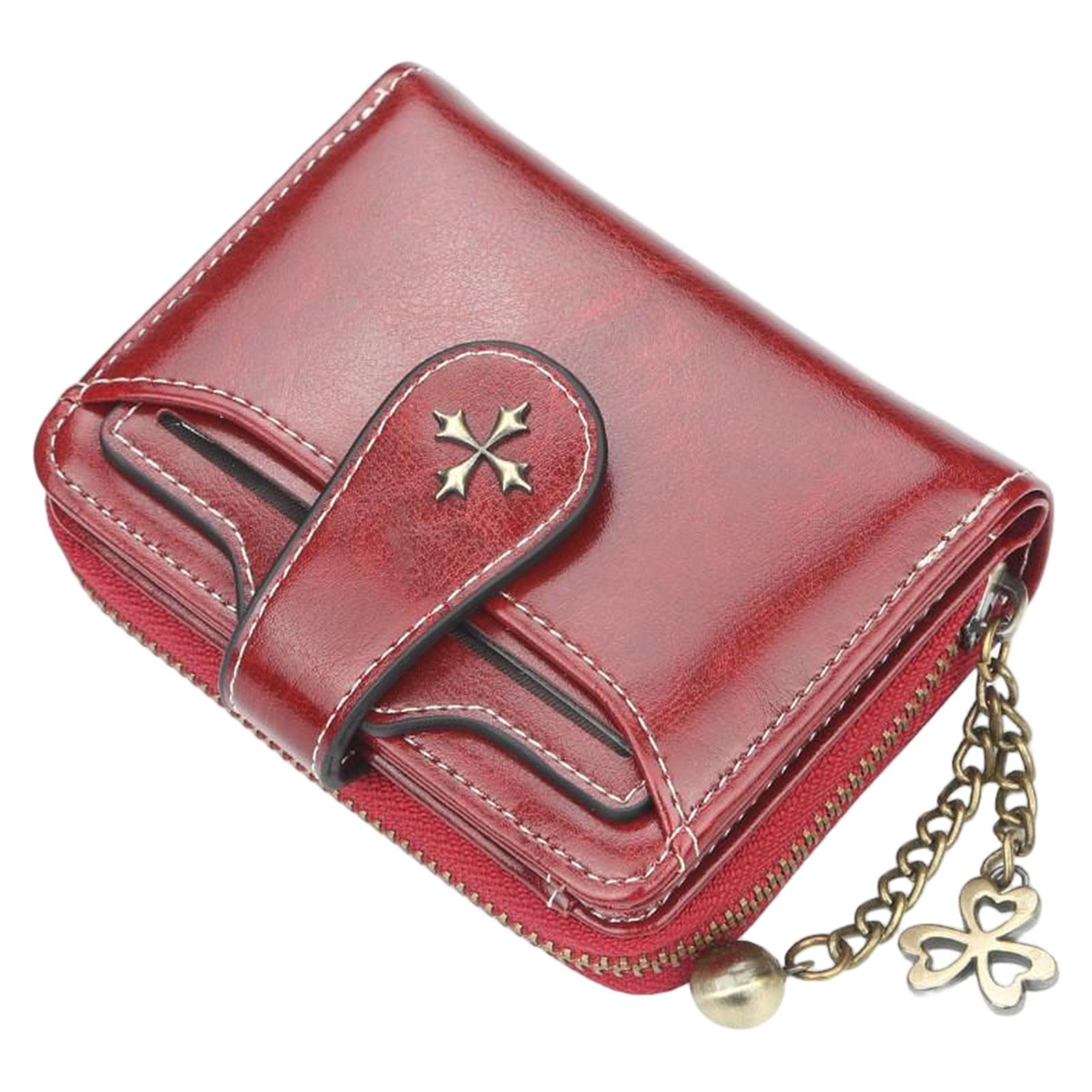Fashionable Women s Leather Wallet With Zipper One Size винний
Fashionable Women s Leather Wallet With Zipper One Size винний