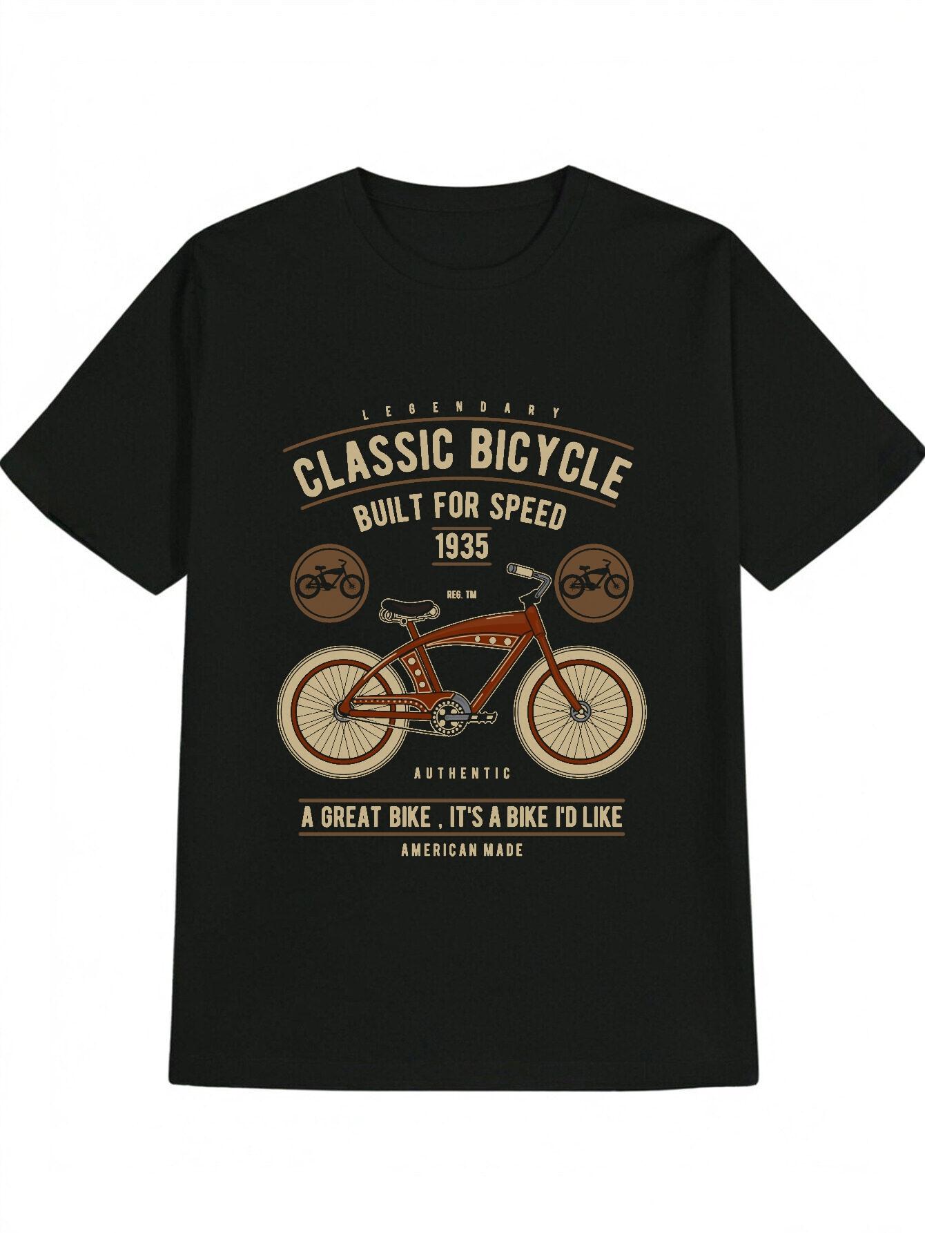 Classic Bicycle Graphic T-shirt - Vintage 1935 Design XXXXL
Classic Bicycle Graphic T-shirt - Vintage 1935 Design XXXXL