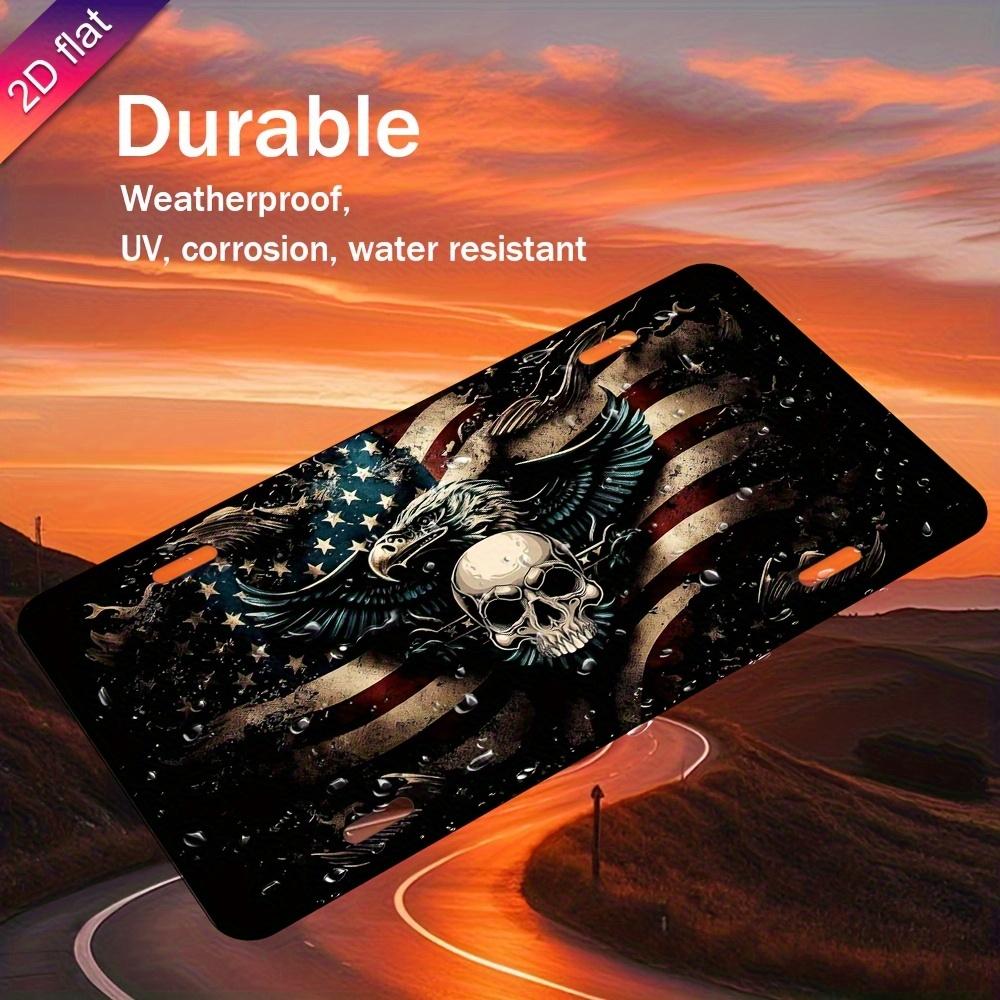 American Flag Eagle Skull D Flat Aluminum Metal Tin Sign for Patriotic Car Wall Decor Bar Garage Man Cave 15x30cm(5.9x7.8inch)
American Flag Eagle Skull D Flat Aluminum Metal Tin Sign for Patriotic Car Wall Decor Bar Garage Man Cave 15x30cm(5.9x7.8inch)