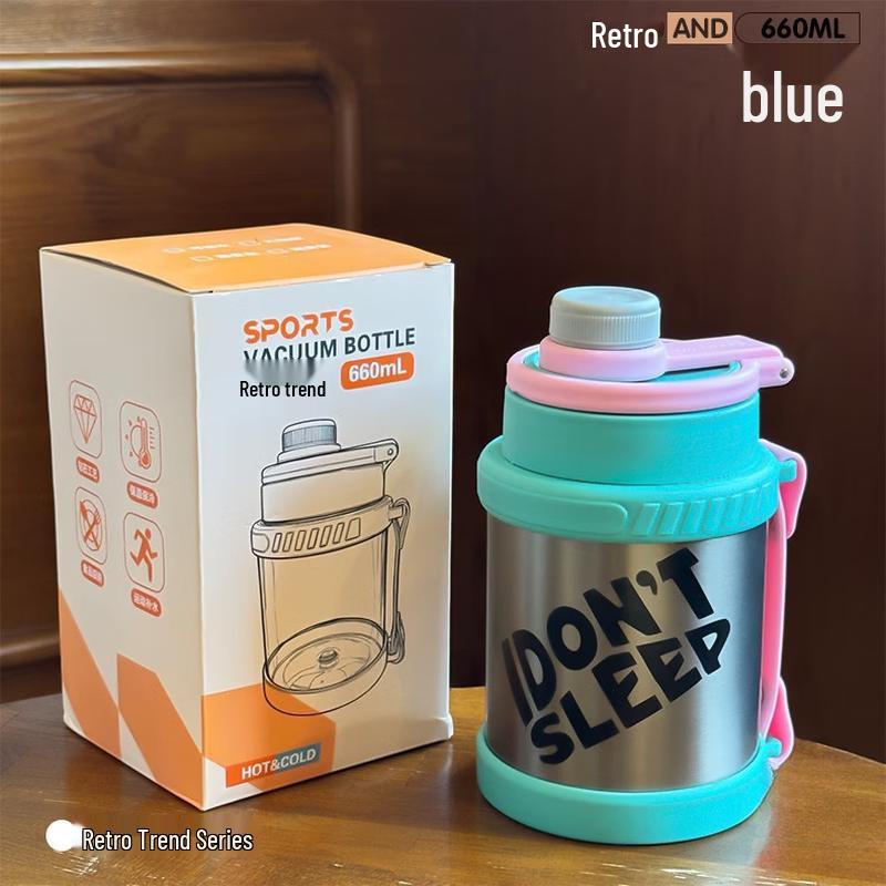 OLOEY 316 Stainless Steel Wide-Mouth Water Bottle with Handle
OLOEY 316 Stainless Steel Wide-Mouth Water Bottle with Handle