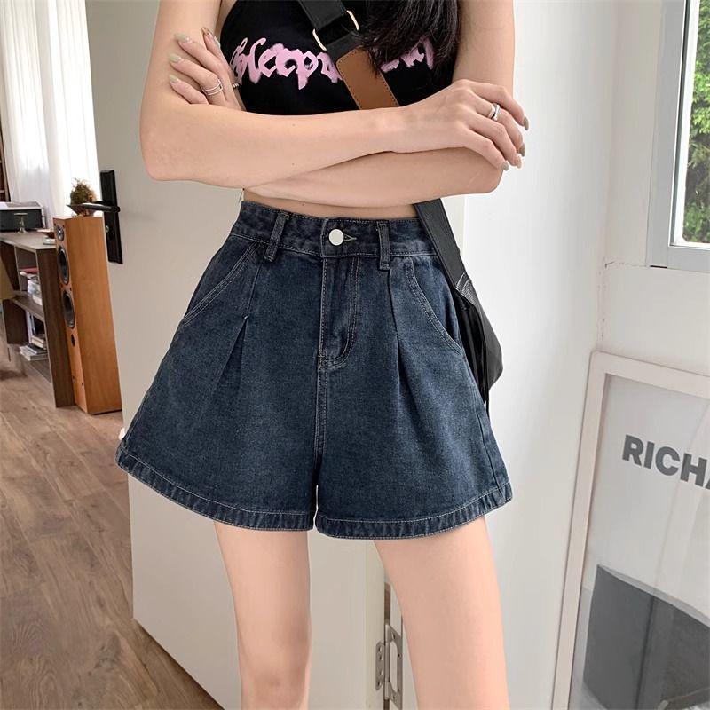 Women s High-Waisted Retro Wide-Leg Denim Shorts - Summer A-Line, Loose Fit, Slimming Style XS (70-80 jin)
Women s High-Waisted Retro Wide-Leg Denim Shorts - Summer A-Line, Loose Fit, Slimming Style XS (70-80 jin)