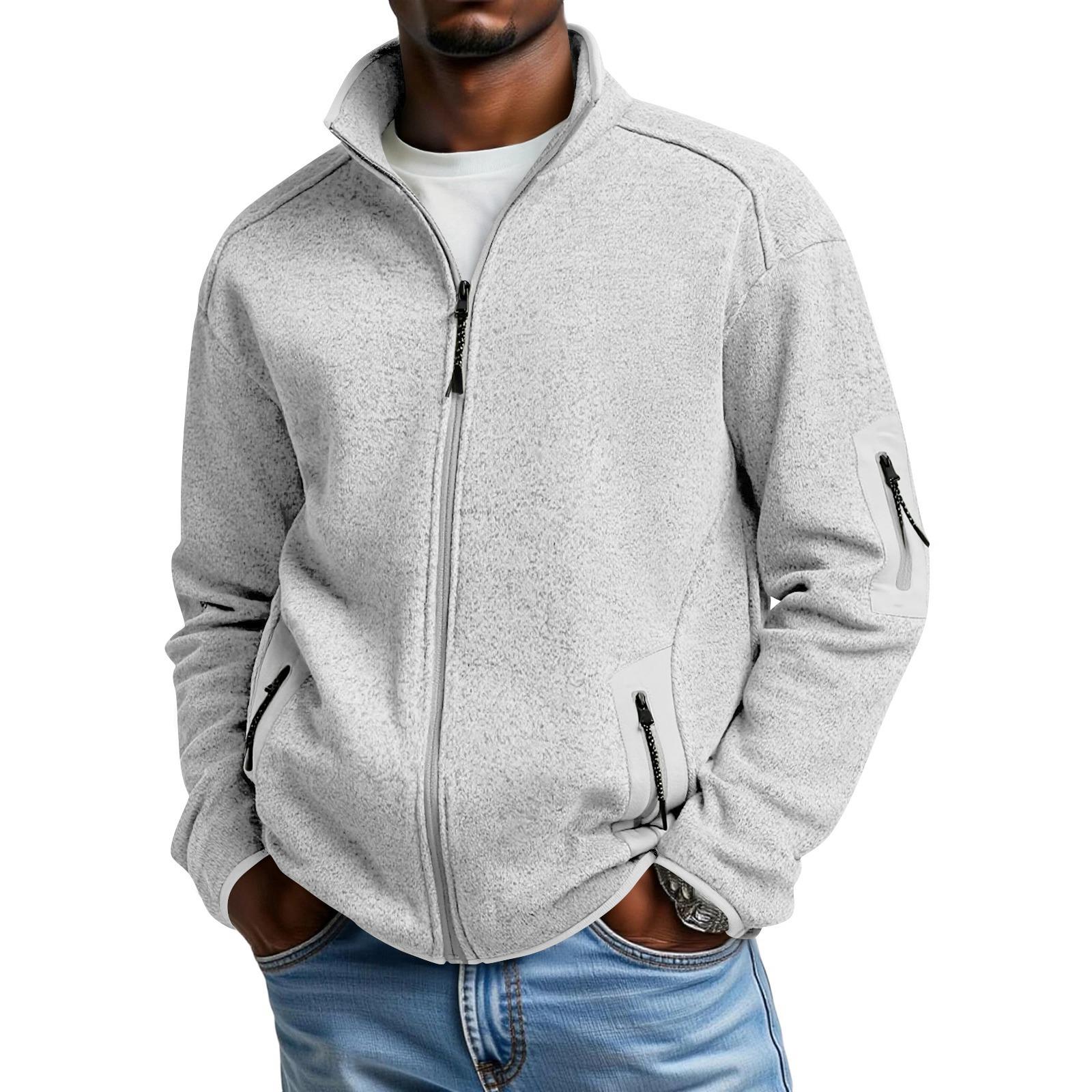 Men s Casual Full Zip Jacket Lightweight Long Sleeve Track Top with Stand Collar and Zipper Pockets for Outdoor Sports and Daily Wear XL світло-сірий колір
Men s Casual Full Zip Jacket Lightweight Long Sleeve Track Top with Stand Collar and Zipper Pockets for Outdoor Sports and Daily Wear XL світло-сірий колір