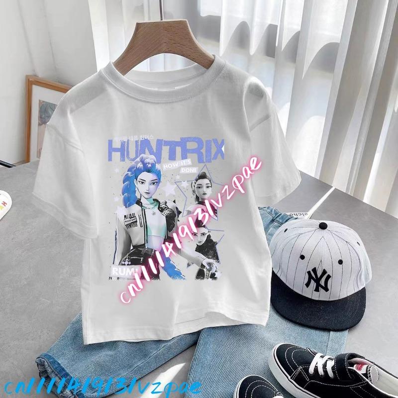 Huntrix Teen T-shirt Mira Rumi Zoey Kpop Devil Hunter Birthday T-shirt Back-to-School Season Kids Birthday Gift Summer Top 110
Huntrix Teen T-shirt Mira Rumi Zoey Kpop Devil Hunter Birthday T-shirt Back-to-School Season Kids Birthday Gift Summer Top 110