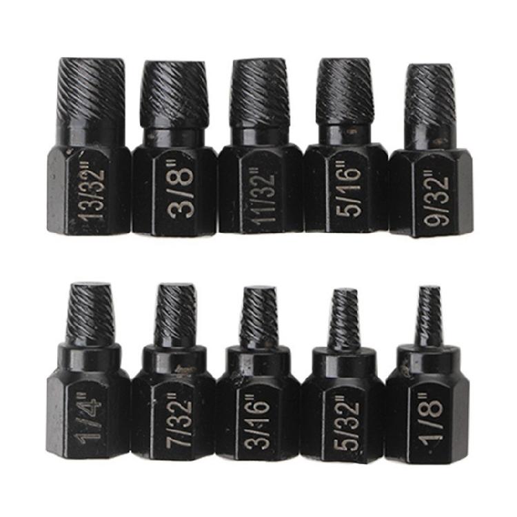 10Pcs Screw Extractor Set, Hexagonal Head Easy Out Bolt Extractor Set, Multi-Splines Stripped Screw Extractor Set 1
10Pcs Screw Extractor Set, Hexagonal Head Easy Out Bolt Extractor Set, Multi-Splines Stripped Screw Extractor Set 1