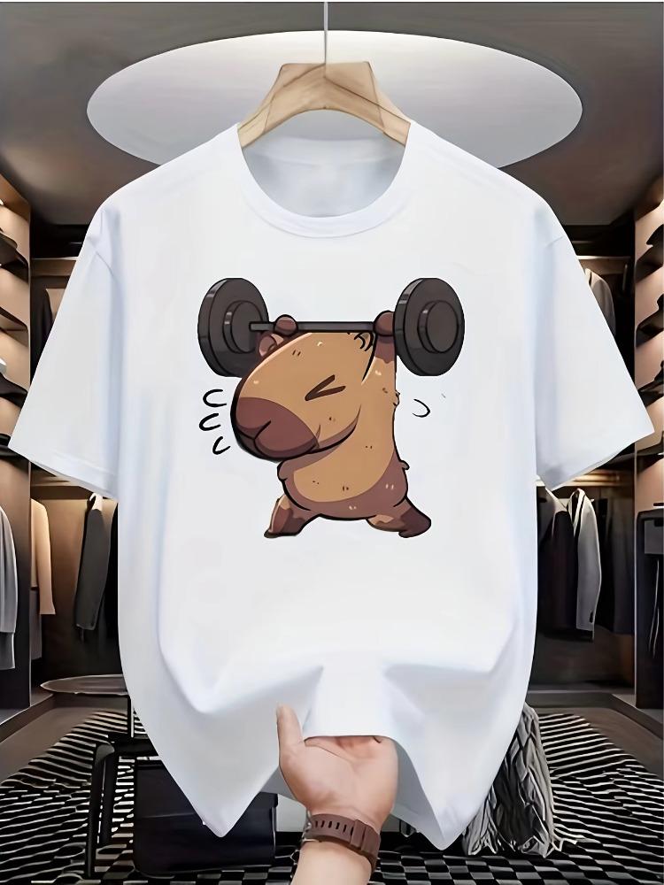 Capybara Print Mens Tracksuit Casual Digital Print T-Shirt Round Neck Short Sleeves Hip-Hop Summer Breathable Fashion Streetwear S разноцветный
Capybara Print Mens Tracksuit Casual Digital Print T-Shirt Round Neck Short Sleeves Hip-Hop Summer Breathable Fashion Streetwear S разноцветный
