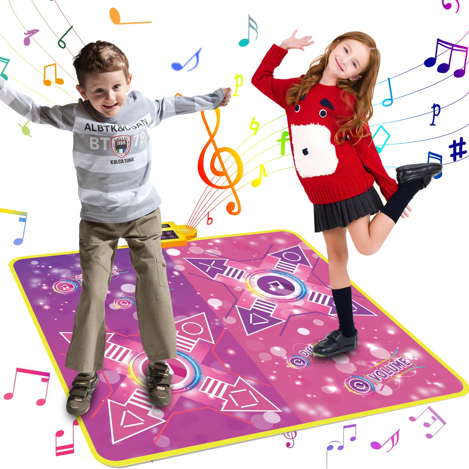 Sumwind Dance Mat Game Toy for 2 People New Music Playmat Equipped with LED Foldable Music Mat Large Volume Adjustable 3 Levels of Difficulty рожевий
Sumwind Dance Mat Game Toy for 2 People New Music Playmat Equipped with LED Foldable Music Mat Large Volume Adjustable 3 Levels of Difficulty рожевий