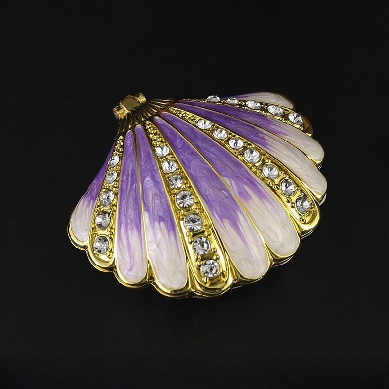 1pcs Seashell Jewelry Box Fashion Metal Trinket Organizer Home Decor Ornament Storage Case Shell-Shaped Jewelry Storage Box фіолетовий
1pcs Seashell Jewelry Box Fashion Metal Trinket Organizer Home Decor Ornament Storage Case Shell-Shaped Jewelry Storage Box фіолетовий