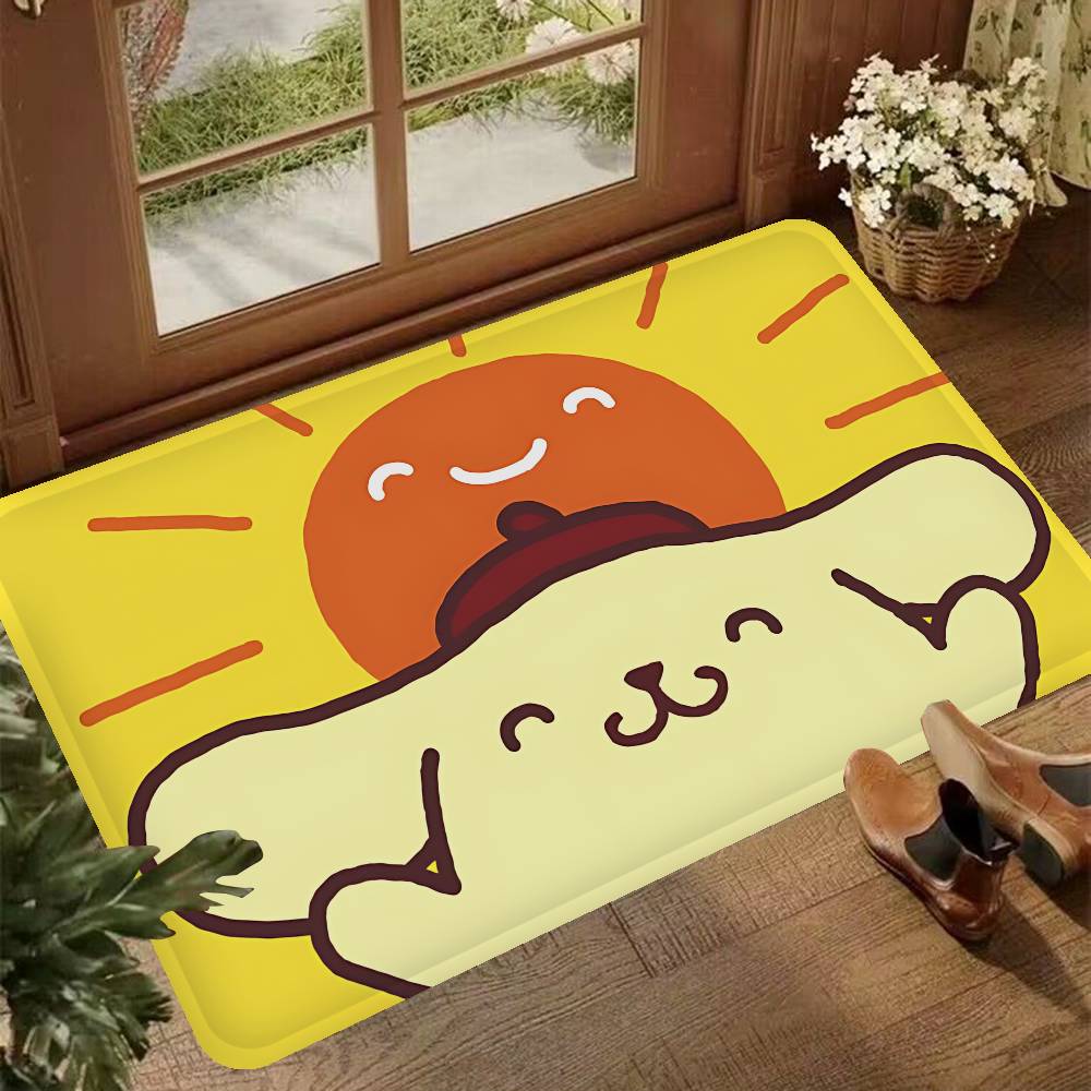 Cartoon P-Pompompurin Door Mat Washable Non-Slip Living Room Sofa Chairs Area Mat Kitchen Doormat Area Rug 40cm x 60cm
Cartoon P-Pompompurin Door Mat Washable Non-Slip Living Room Sofa Chairs Area Mat Kitchen Doormat Area Rug 40cm x 60cm
