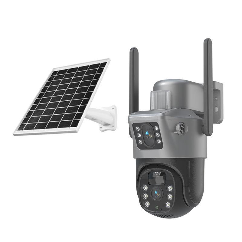 Dual-Lens Wireless Outdoor Solar Camera with Mobile Remote & Low Power Consumption
Dual-Lens Wireless Outdoor Solar Camera with Mobile Remote & Low Power Consumption