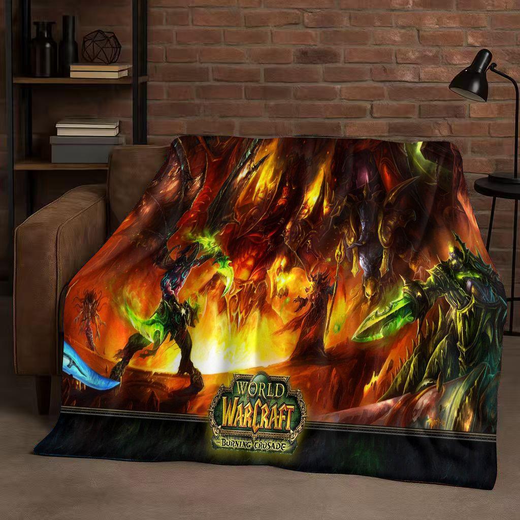 3D WOW World of Warcraft Game Demon Hunter Arthas Cartoon Flannel Blanket,Ultra Soft Plush Throw for Home Bedroom Bed Sofa Cover 150x180cm
3D WOW World of Warcraft Game Demon Hunter Arthas Cartoon Flannel Blanket,Ultra Soft Plush Throw for Home Bedroom Bed Sofa Cover 150x180cm