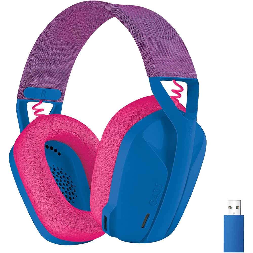Logicool G G435 Wireless Gaming Headset LIGHTSPEED Bluetooth 165g Built-in Microphone 18 Hours Battery Life
Logicool G G435 Wireless Gaming Headset LIGHTSPEED Bluetooth 165g Built-in Microphone 18 Hours Battery Life
