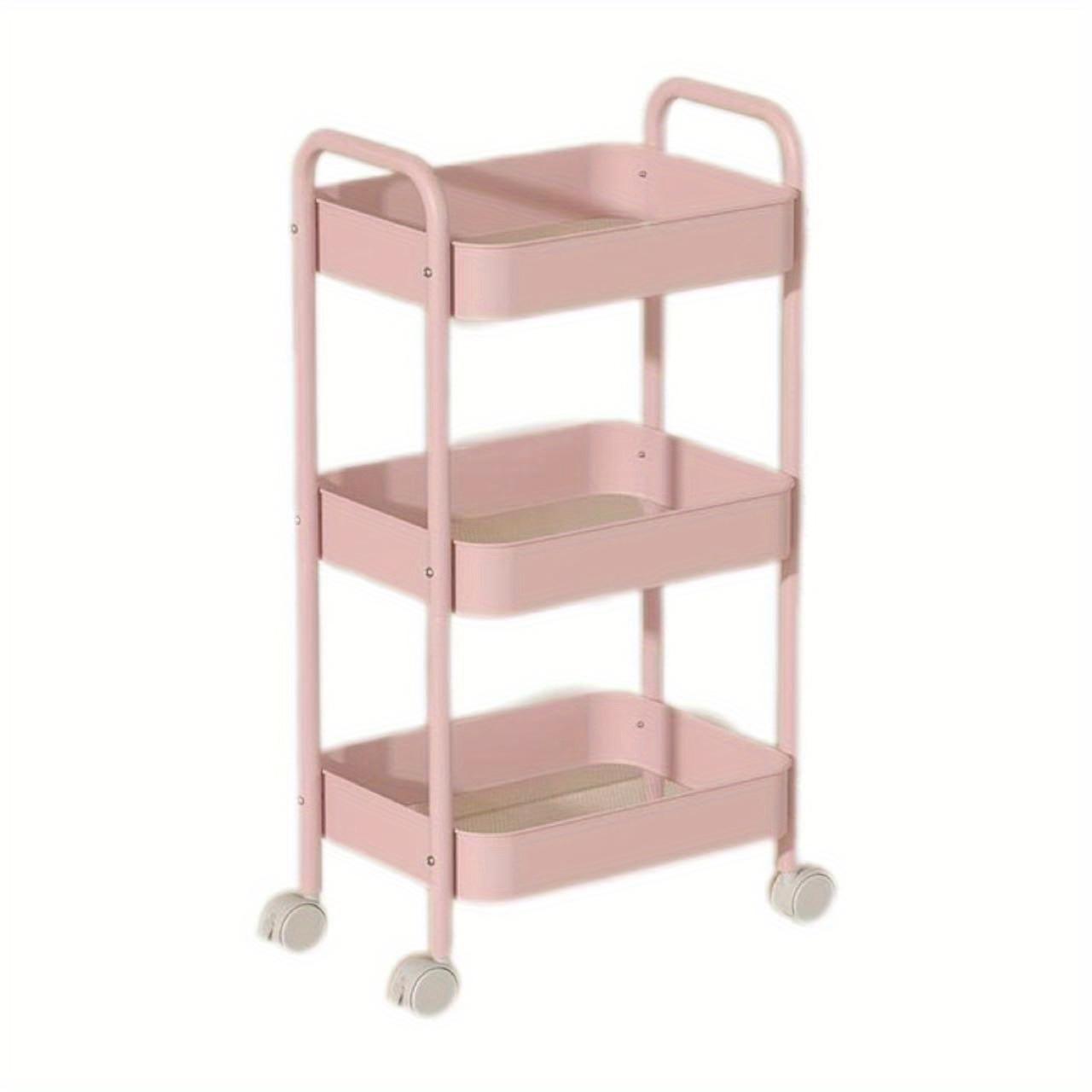 Pink 3-Tier Kitchen Cart with Wheels, Multifunctional Mobile Storage Snack Rack for Bedroom Living Room 3-tier розовый
Pink 3-Tier Kitchen Cart with Wheels, Multifunctional Mobile Storage Snack Rack for Bedroom Living Room 3-tier розовый