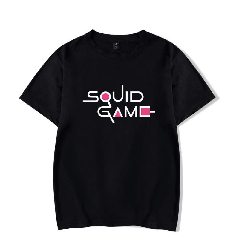 Squid Game Футболка Чоловіча Жіноча Мода Оверсайз Бавовняна Футболка Дитячі Топи в стилі хіп-хоп Літній одяг для хлопчика Camisetas Hombre Корея XS чорний
Squid Game Футболка Чоловіча Жіноча Мода Оверсайз Бавовняна Футболка Дитячі Топи в стилі хіп-хоп Літній одяг для хлопчика Camisetas Hombre Корея XS чорний